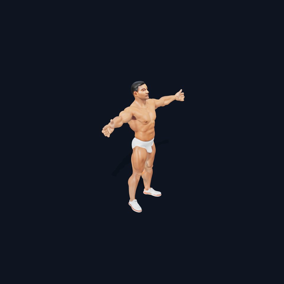 Athletic Male Figure Model Pack